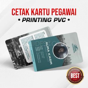 orderPreprinted ID Card Custom Cetak Kartu RFID Pegawai Auto Scan